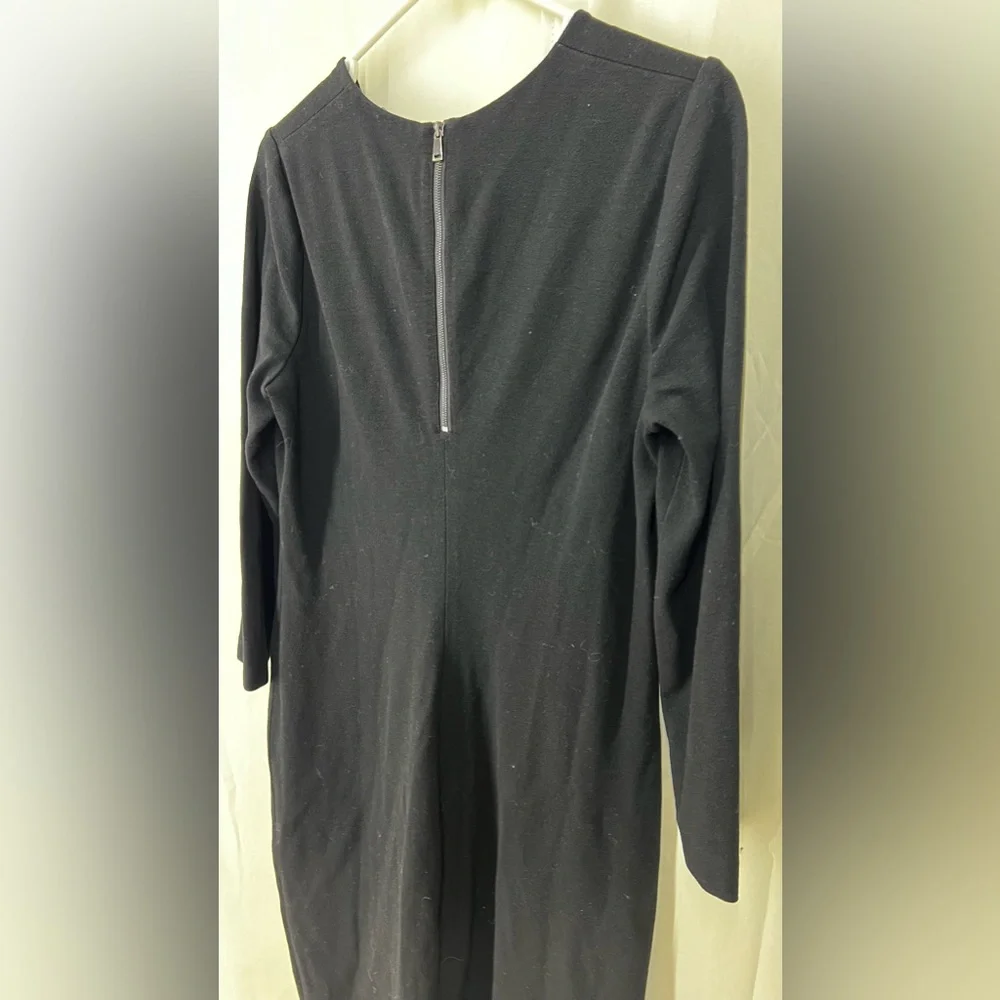 VINCE. Black Sheath Dress L - Picture 7 of 12
